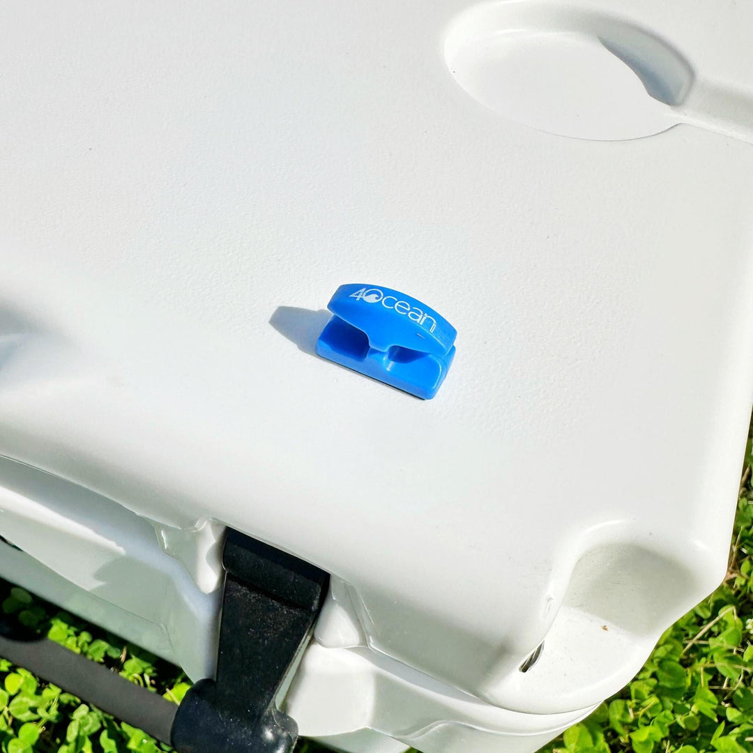 Line Cutterz x 4ocean Conservation Blue Fishing Line Cutting Peel 'n Stick Flat Mount Flat Mount Line Cutterz