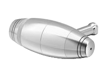 Gomexus Titanium Reel Power Knob Gomexus 85mm Silver/Smoke