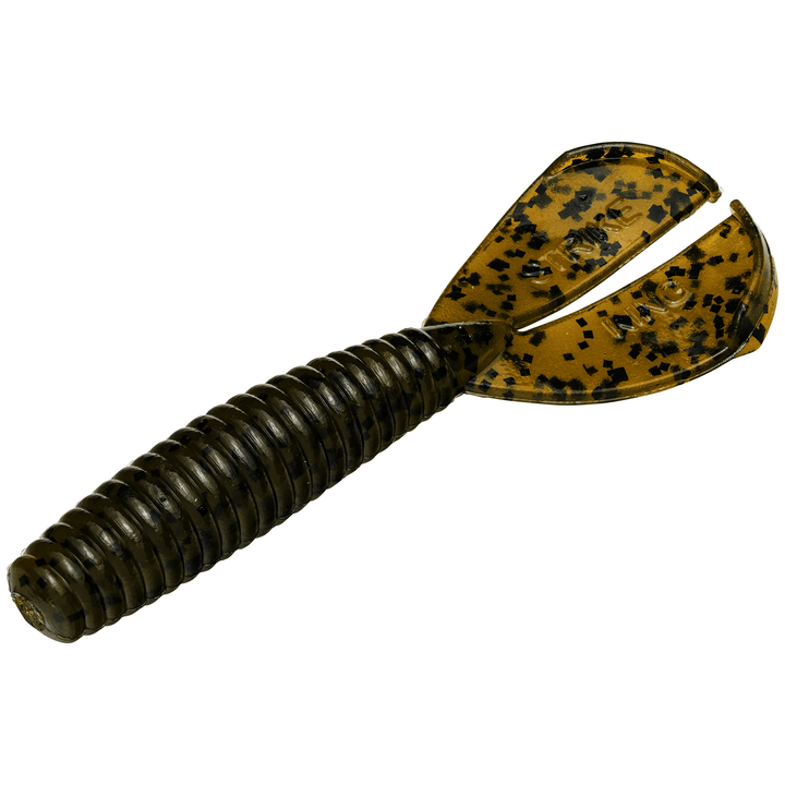 Rage Twin Tail Menace Grub 3.5" Lure Strike King Lure Company Green Pumpkin