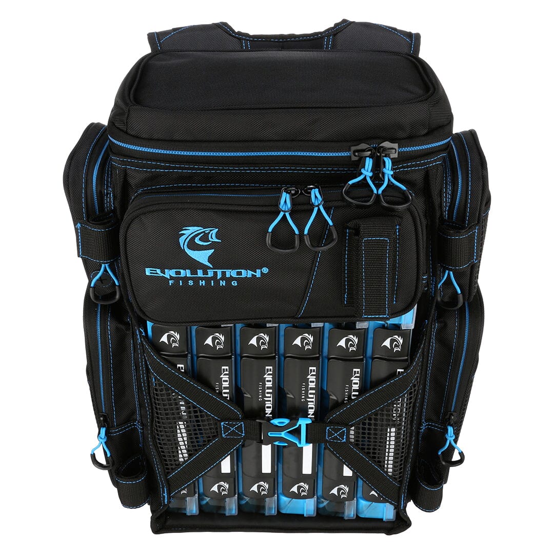 Drift Series 3600 Tackle Backpack with Rod Holders & QuikLatch Trays – Line  Cutterz