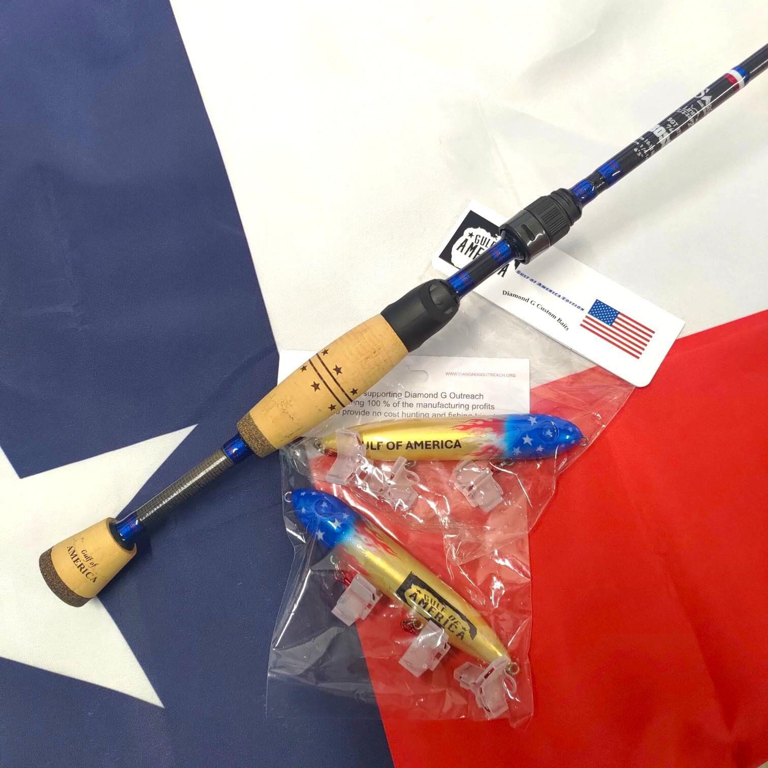 Sarge Custom Rods Gulf of America Rod Series Line Cutterz