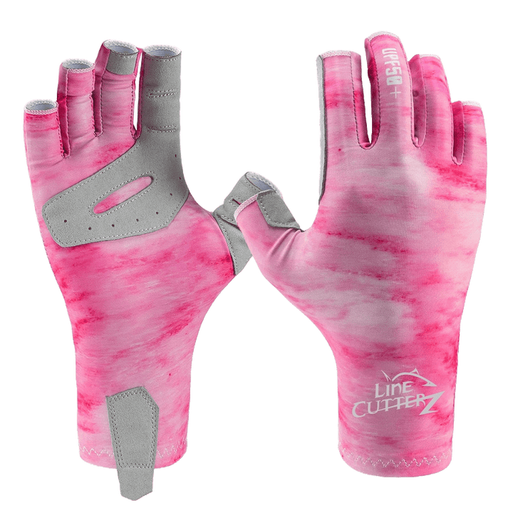 Line Cutterz Fishing Gloves Apparel Line Cutterz Pink (Cotton Candy) S/M