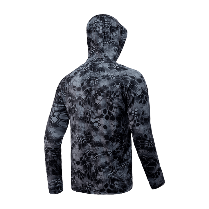 Line Cutterz Long-Sleeve Camo Fishing Hoodie Apparel Line Cutterz