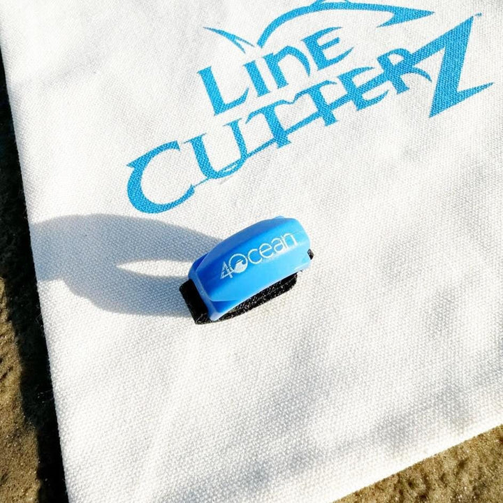 Line Cutterz x 4ocean Conservation Blue Fishing Line Cutting Ring Cutter Ring Line Cutterz
