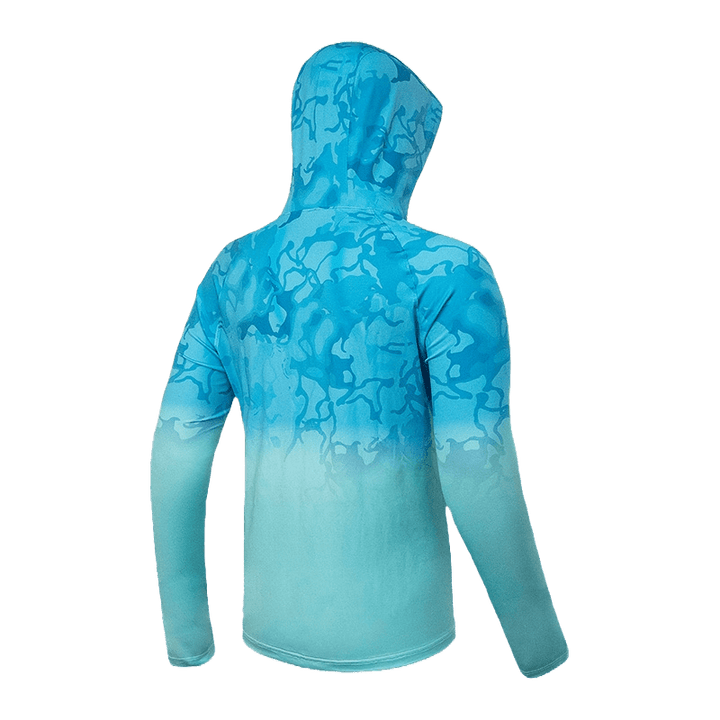 Line Cutterz Long-Sleeve Fishing Hoodie with Neck Gaiter Apparel Line Cutterz