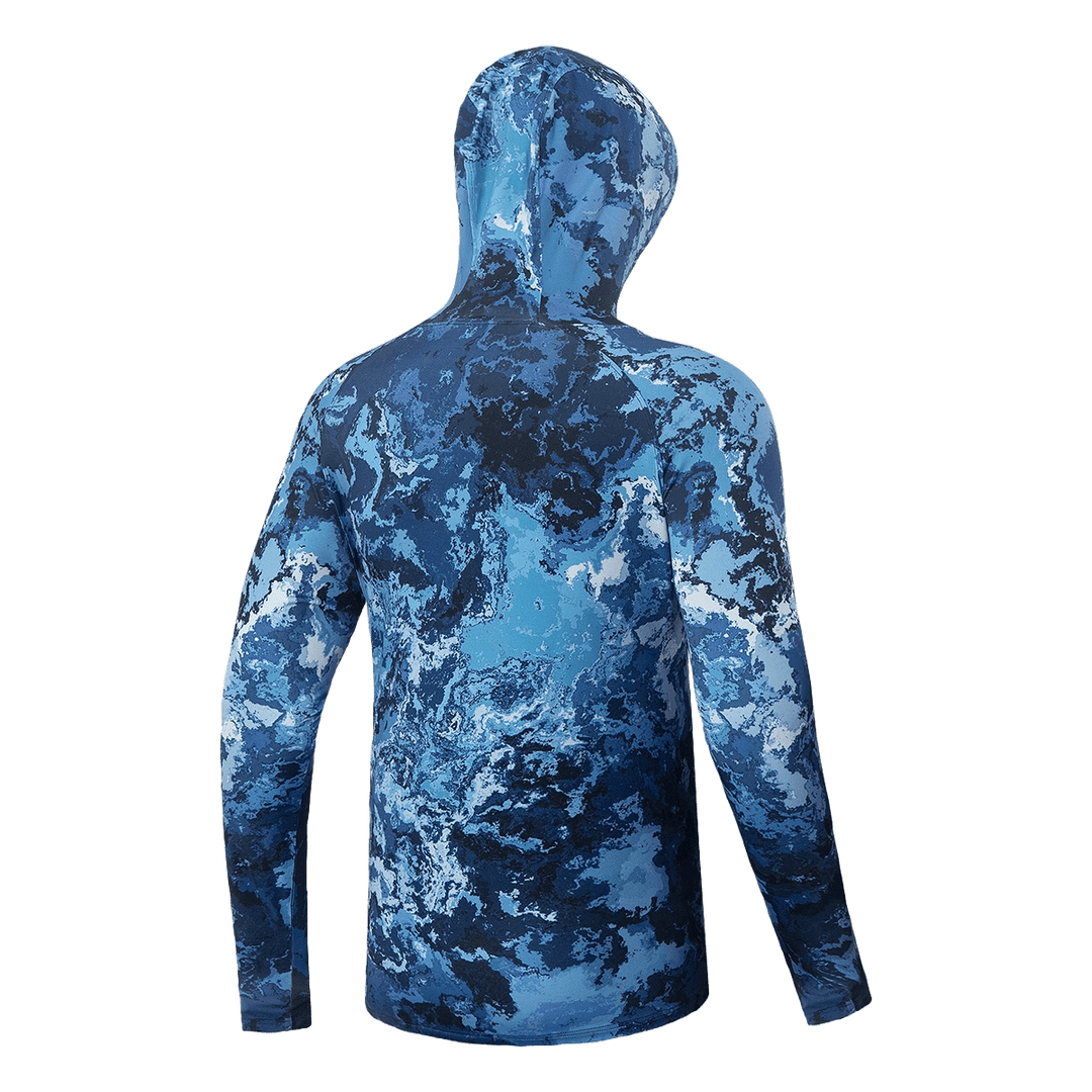 Line Cutterz Long-Sleeve Camo Fishing Hoodie Apparel Line Cutterz