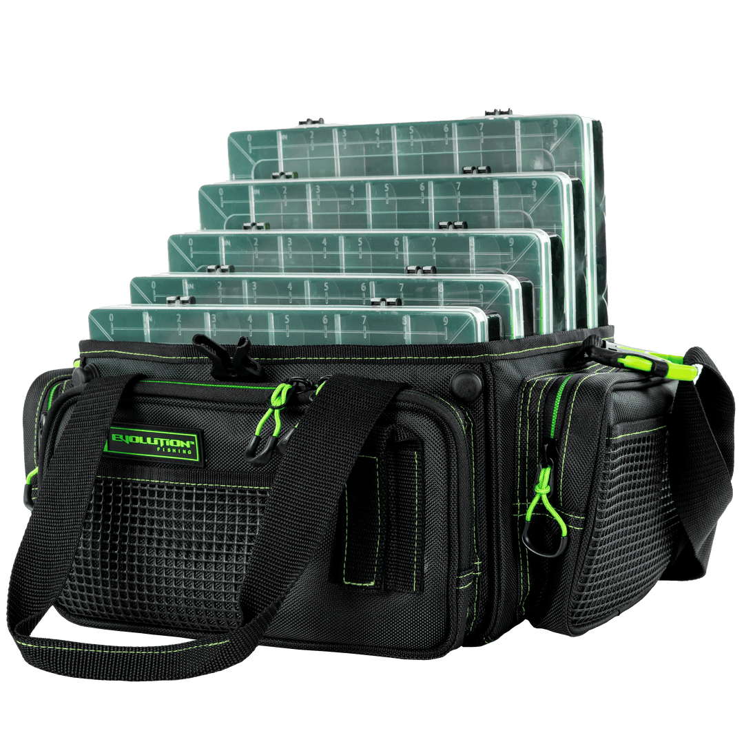 Evolution - Drift Series Tackle Bag 3600 - Horizontal Tackle Storage Evolution Outdoor Green