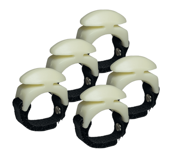 5-Pack Line Cutterz Ceramic Blade Ring - Glow-in-the-Dark Combo Cutter Line Cutterz