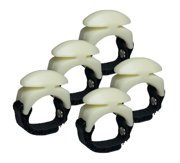 5-Pack Line Cutterz Ceramic Blade Ring - Glow-in-the-Dark Combo Cutter Line Cutterz 