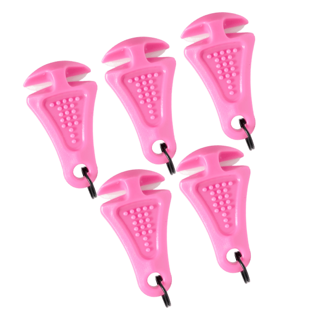 5-Pack Line Cutterz Ceramic Blade Zipper Pull - Pink Zipper Pull Line Cutterz 