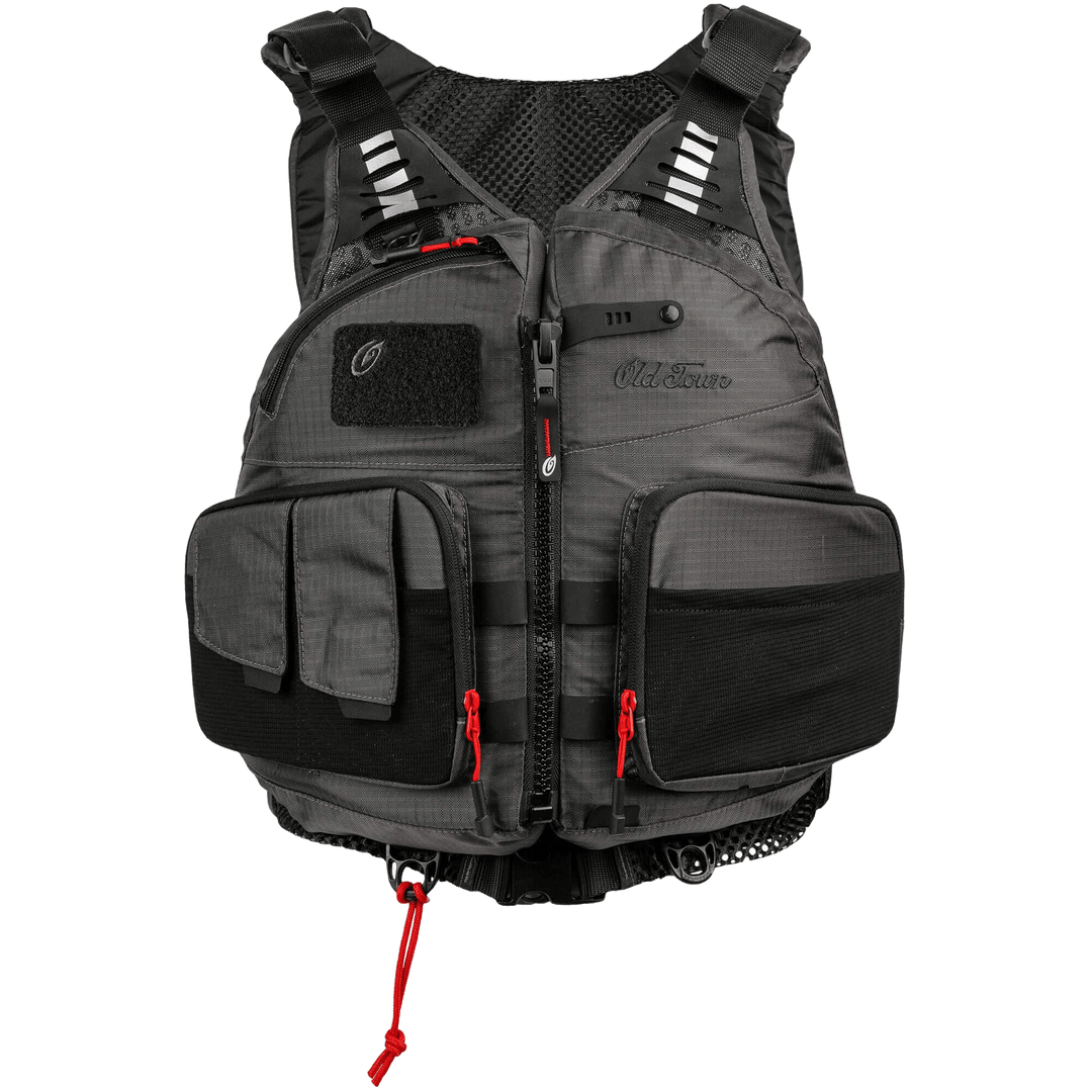 Old Town - Lure Angler II PFD Life Jacket Accessories Old Town Canoe L/XL Grey
