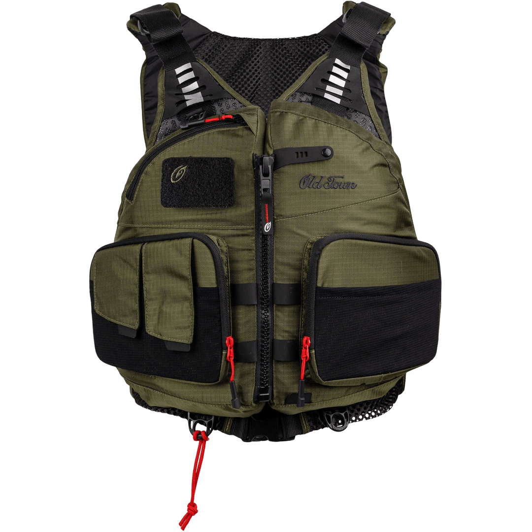 Old Town - Lure Angler II PFD Life Jacket Accessories Old Town Canoe L/XL Moss