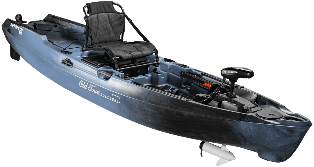 Old Town Sportsman Autopliot 120 Vessels Old Town Canoe Steel Camo