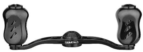 Gomexus Aluminum Handle for Baitcasting Reel with Titanium Knob Gomexus 90mm 8x5mm Black