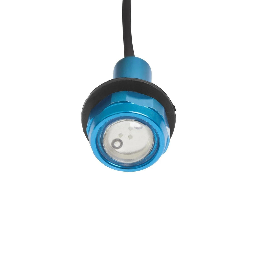 2-Piece Super Bright LED Button Light Kit Yak-Power Blue