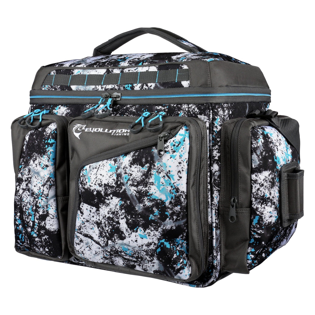 Largemouth XL 3700 Tackle Bag - Quartz Blue Tackle Storage Evolution Outdoor