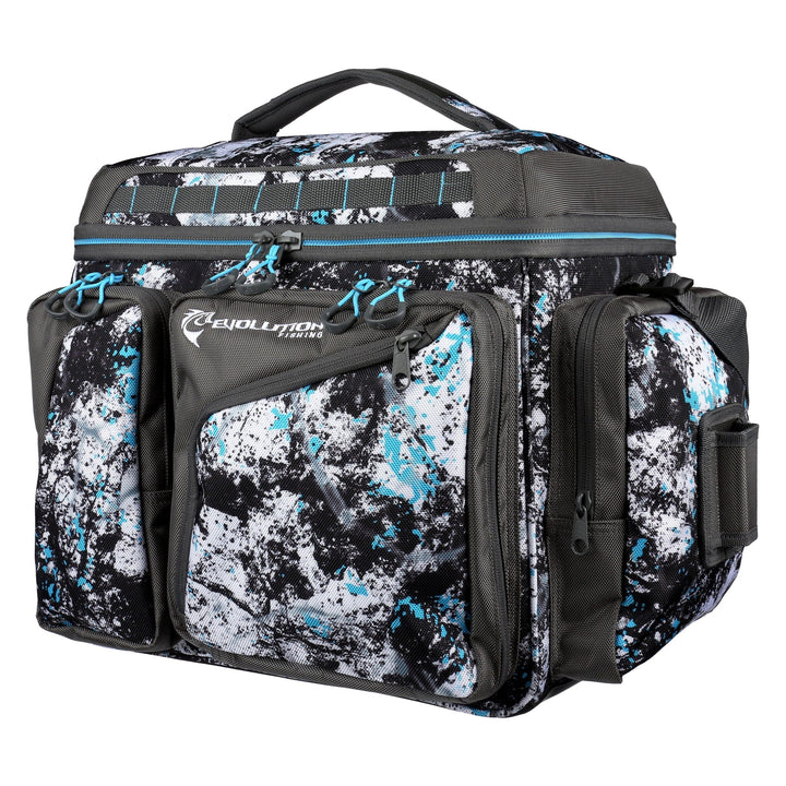 Largemouth XL 3700 Tackle Bag - Quartz Blue Tackle Storage Evolution Outdoor