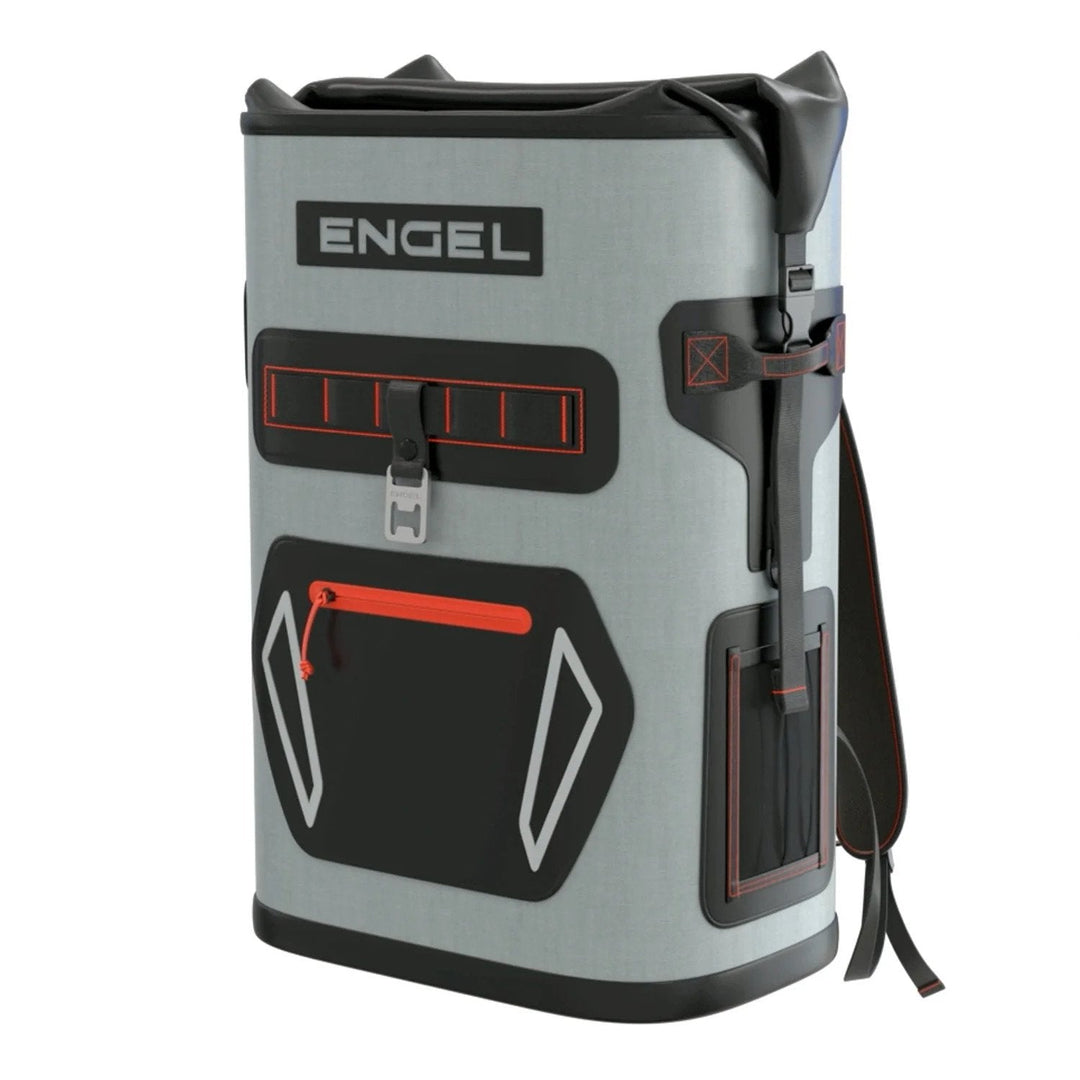 Engel® Roll Top High Performance Backpack Cooler Coolers Engel Coolers Red