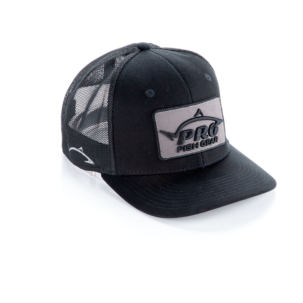 *NEW* Pro Fish Gear Spec Ops Black Snapback Hat Hats Line Cutterz