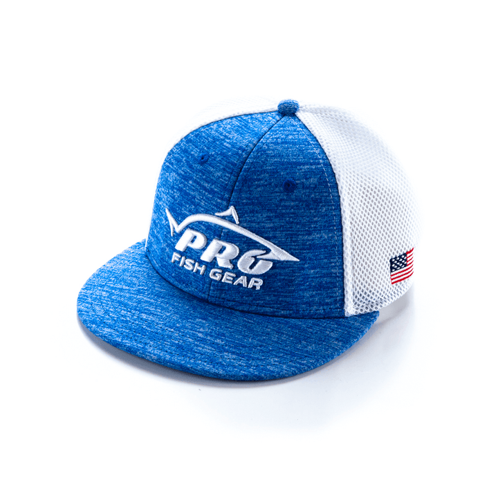 *NEW* Pro Fish Gear Ultra-Fit A-Flex Heather Blue Hat Hats Line Cutterz