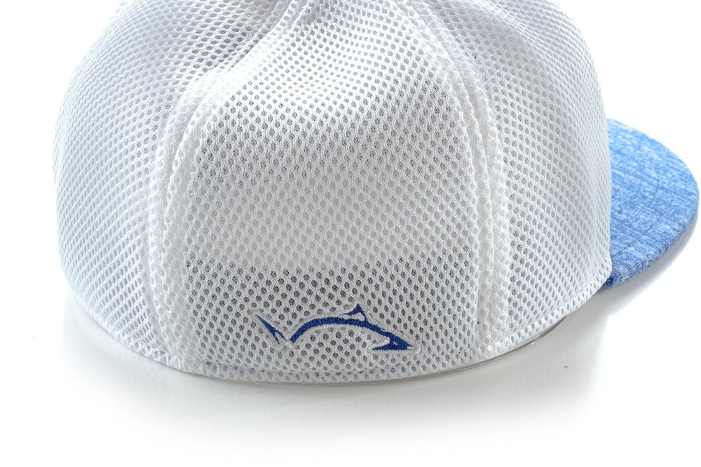 *NEW* Pro Fish Gear Ultra-Fit A-Flex Heather Blue Hat Hats Line Cutterz