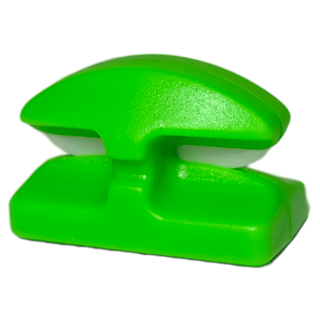Line Cutterz Ceramic Blade Peel & Stick Flat Mount - Green Flat Mount Line Cutterz Eco-Friendly Packaging