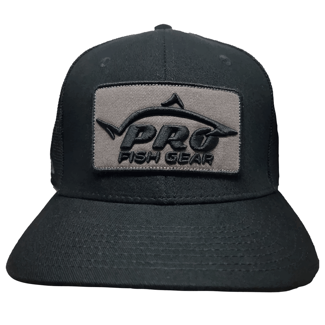 *NEW* Pro Fish Gear Spec Ops Black Snapback Hat Hats Line Cutterz