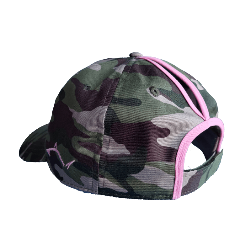 Line Cutterz Camo Bass Patch Ponytail Hat Hats Line Cutterz