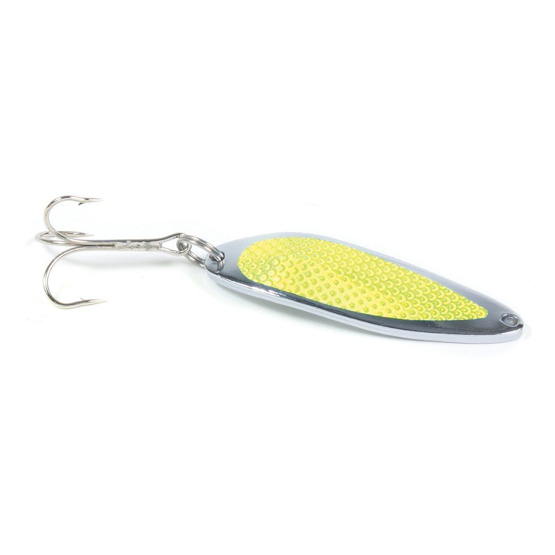 Sea Striker - Casting Spoon Lure Sea Striker Chrome - Chartreuse Prism 3 oz 