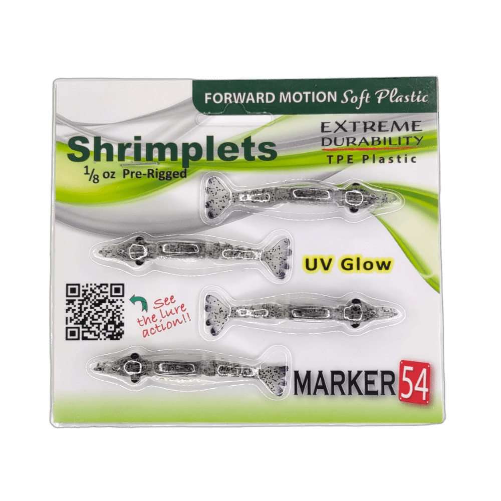 Shrimplets - 2.5" 4pk Lure Marker 54 Wine 
