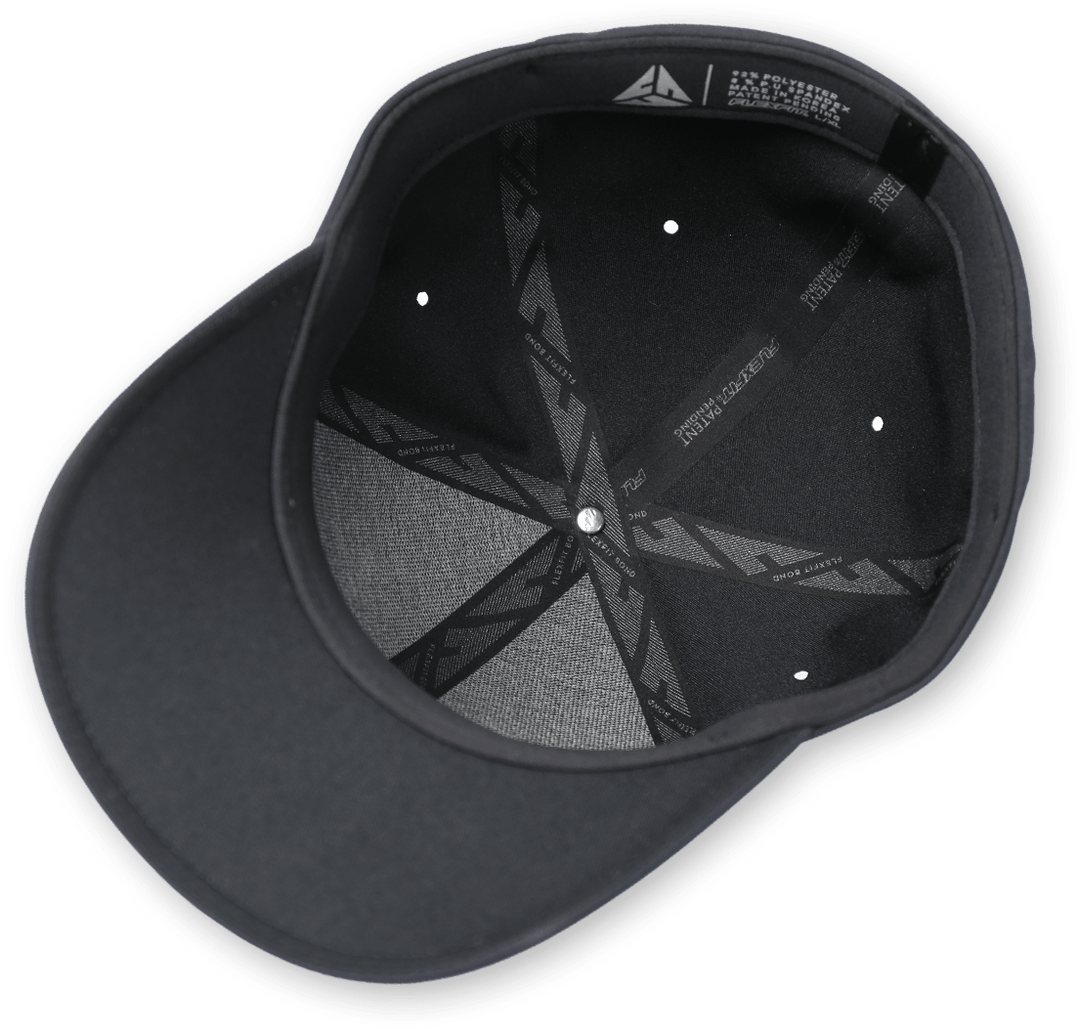 *NEW* Flexfit Black Delta Hat with LC Pro Fish Logo Hats Line Cutterz