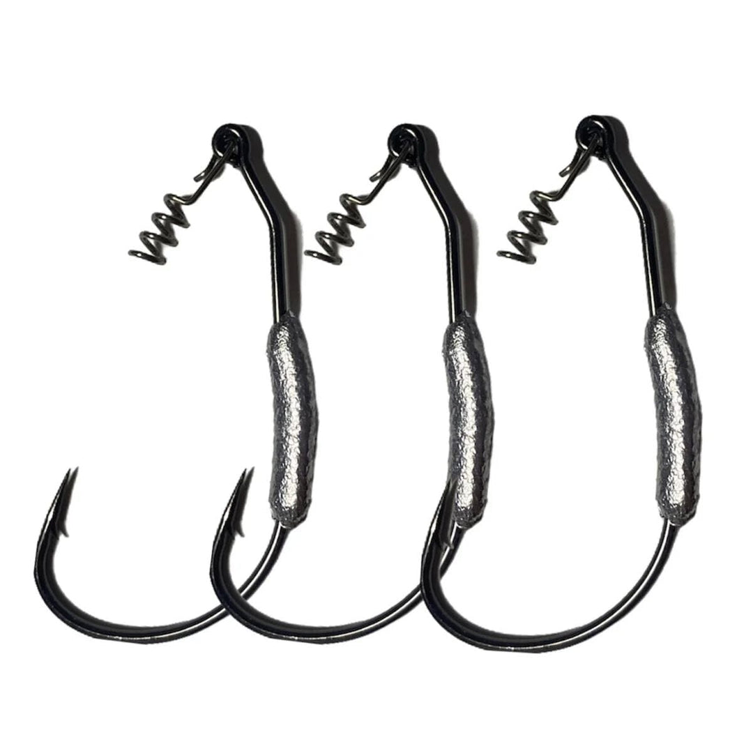 Salty Head Jig Heads - Razor Series Lure Salty Head Jigs 1/16oz Weedless (Lead)