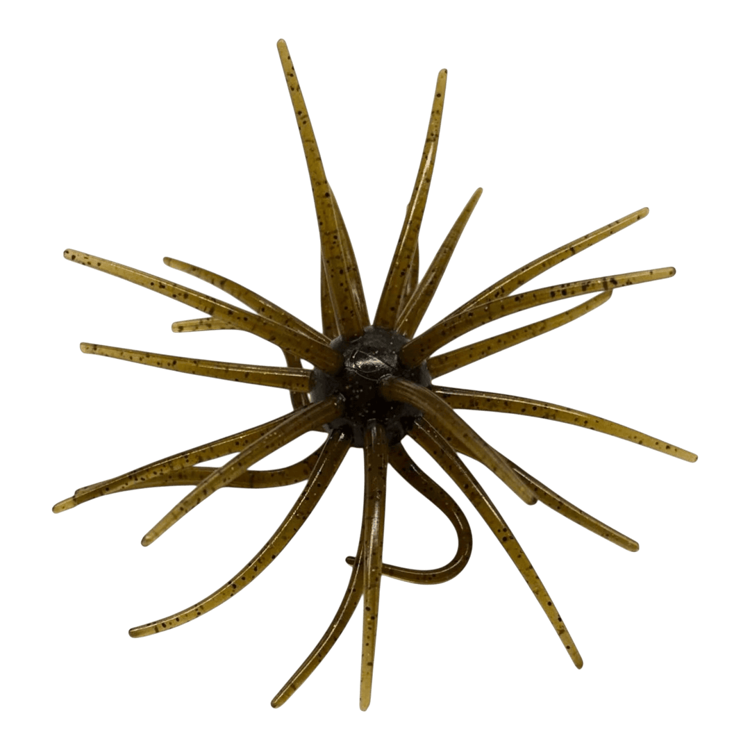Pro Fish Gear 20MM Urchin Soft Plastic Bass Baits: Bass Buffet Collection Lure Line Cutterz Bayou Brisket 