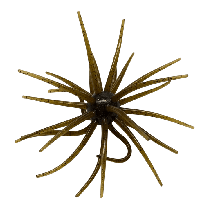 Pro Fish Gear 20MM Urchin Soft Plastic Bass Baits: Bass Buffet Collection Lure Line Cutterz Bayou Brisket 