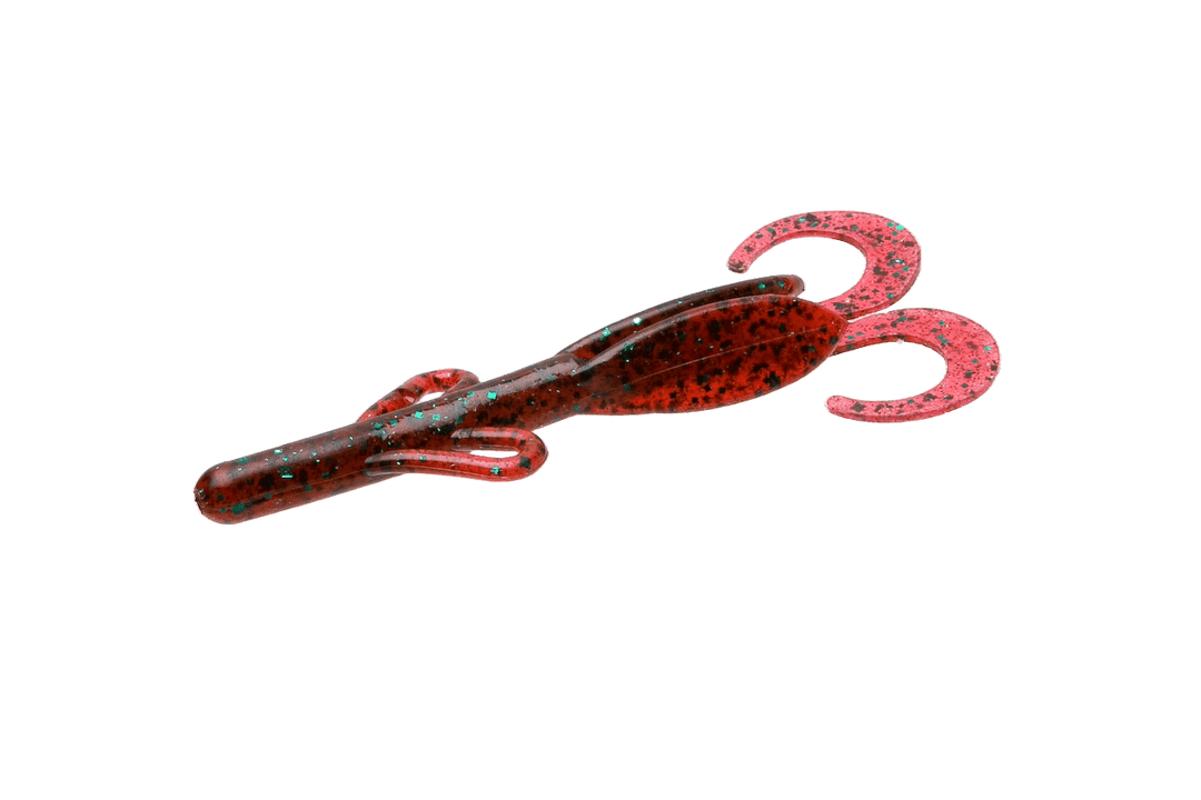 Zoom - Baby Brush Hog Lure Zoom Bait Company Red Bug 
