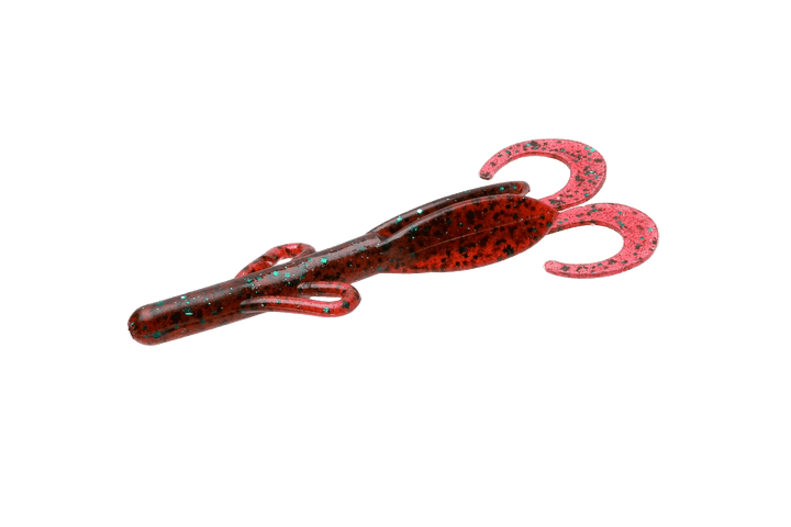 Zoom - Baby Brush Hog Lure Zoom Bait Company Red Bug 