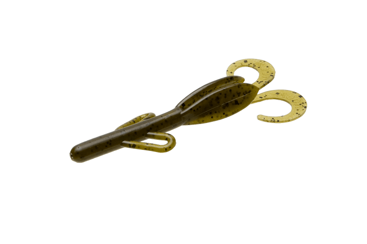 Zoom - Baby Brush Hog Lure Zoom Bait Company Green Pumpkin 