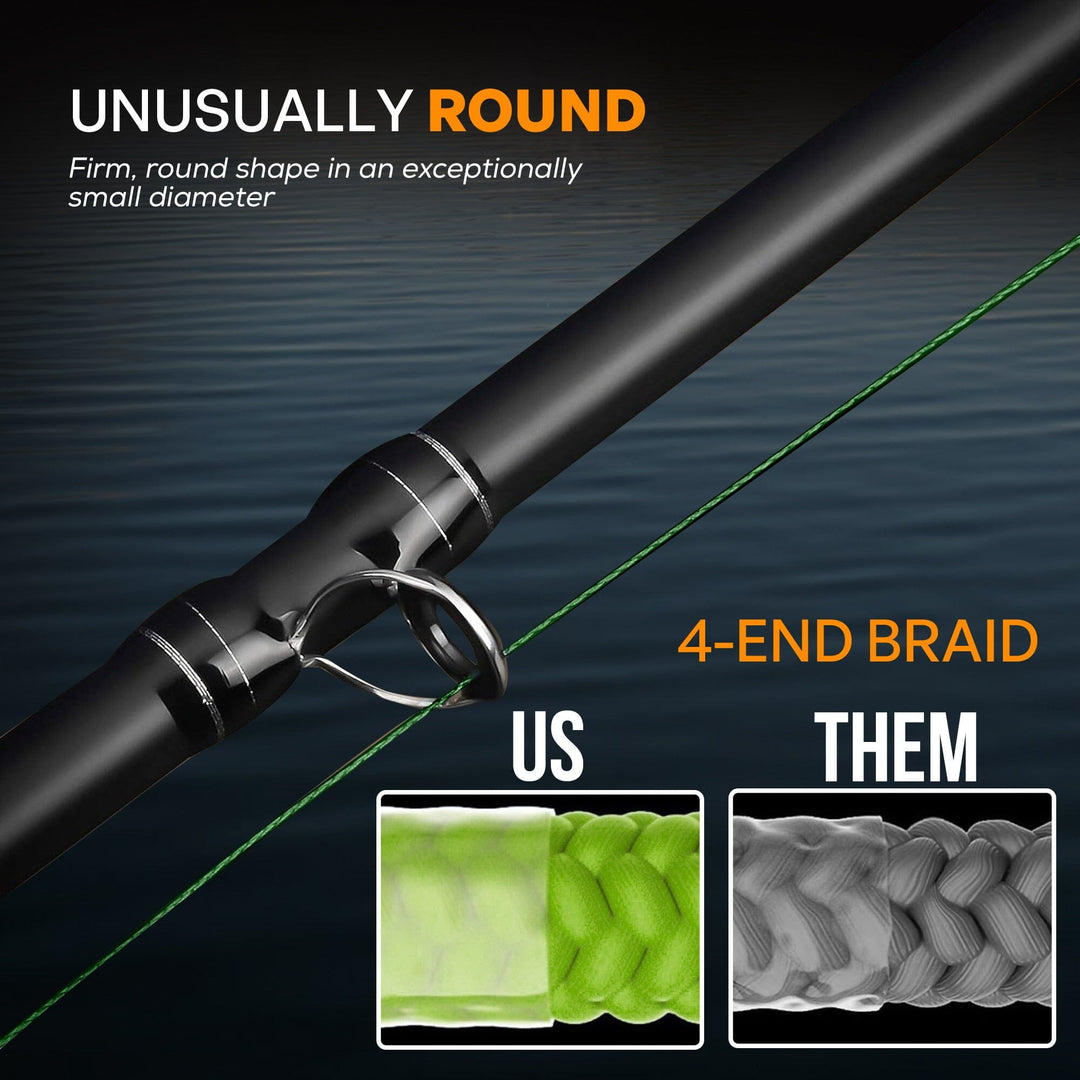 Windtamer Fishing Braid 100-200lb. Fishing Line FINS Braids 