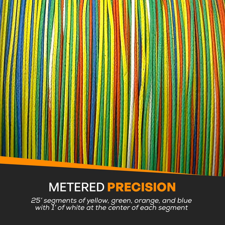 Metered Color Braid Fishing Line FINS Braids 