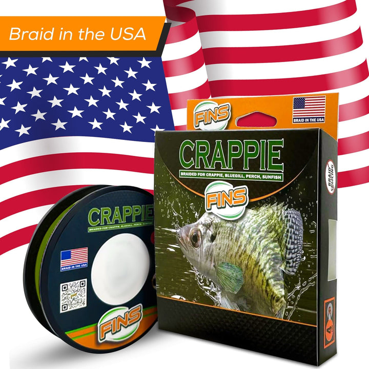 Crappie Fishing Braid Fishing Line FINS Braids 