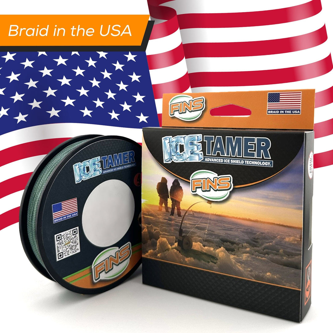 Icetamer Ice Fishing Braid Fishing Line FINS Braids 