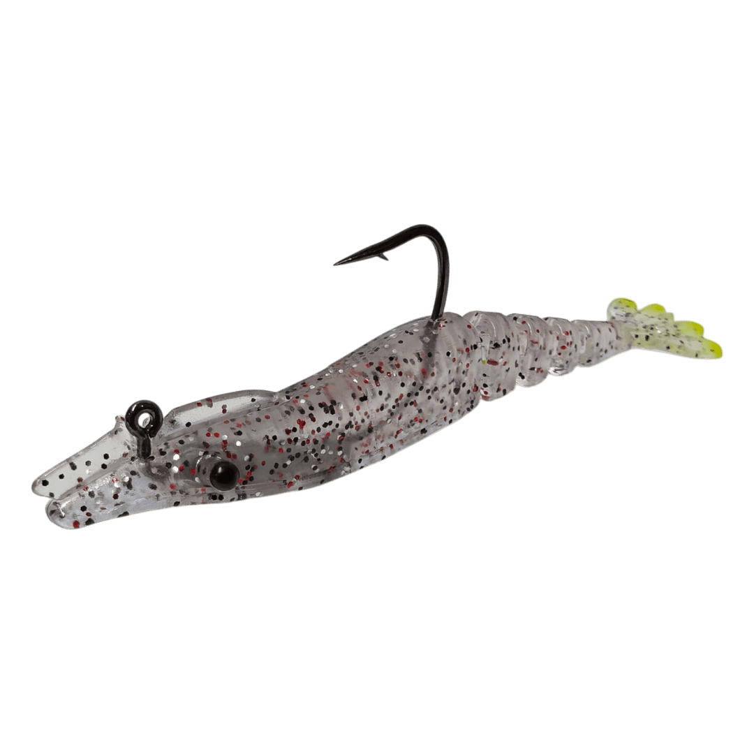 Marker 54 Glide Shrimp - Slow-Sinking Shrimp Bait - 4" 2pk Lure Marker 54 Ragin Cajun 