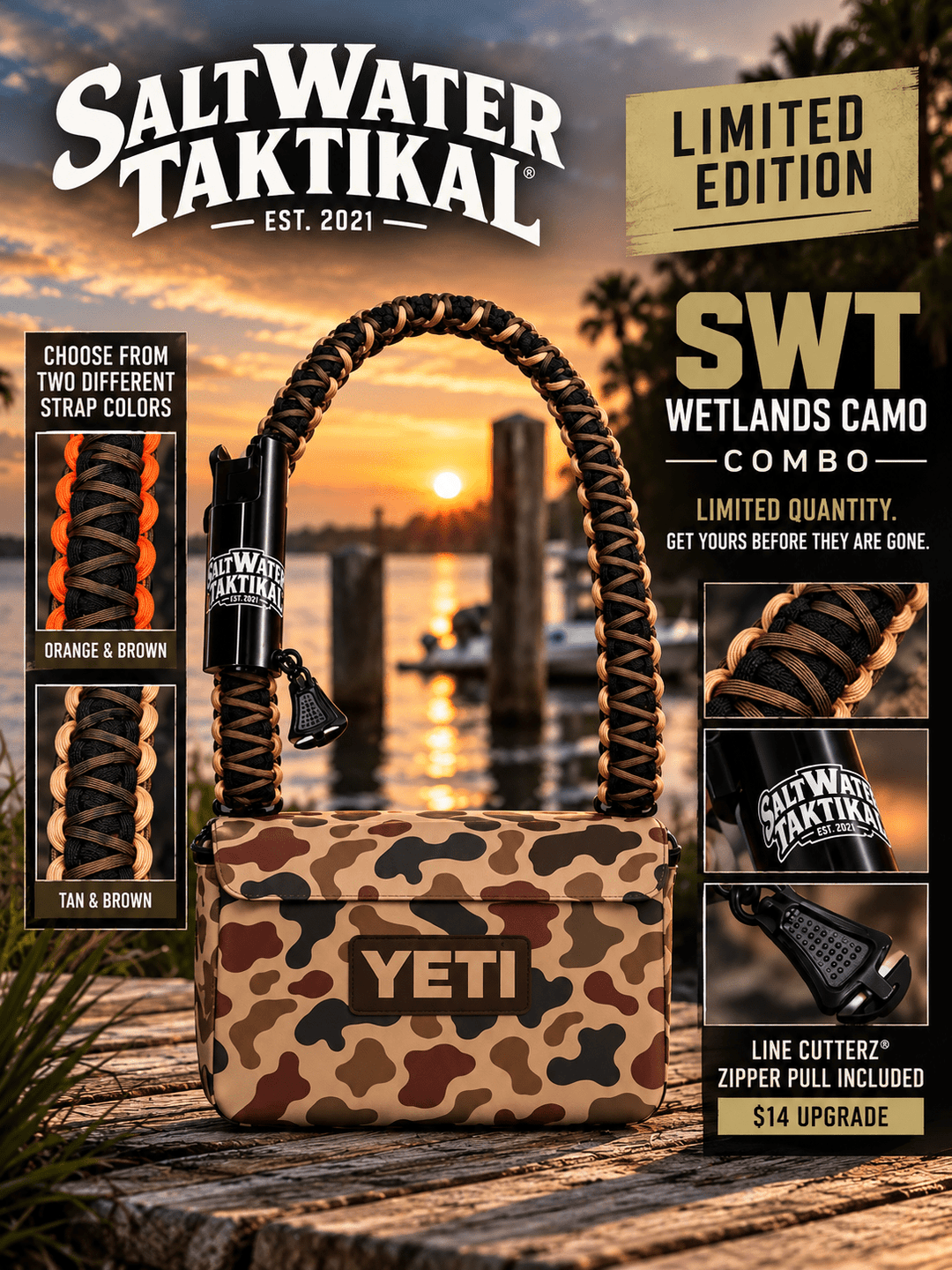 Salt Water Taktikal - Limited Edition Wetlands Camo Combo Salt Water Taktikal 