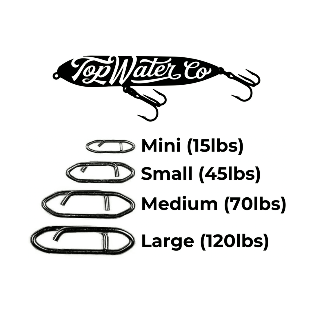 Topwater Co Speed Clips (15-45-70-120lbs) Topwater Co 