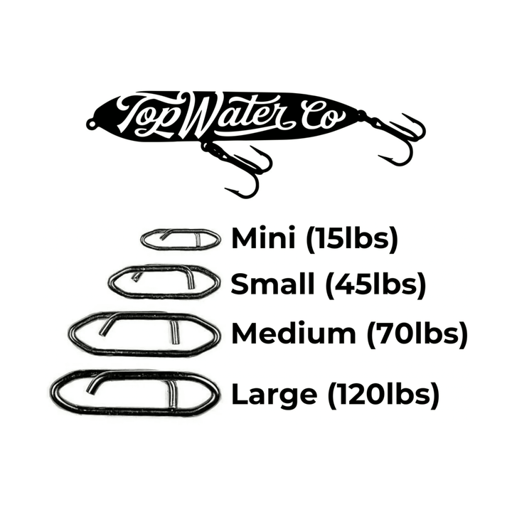 Topwater Co Speed Clips (15-45-70-120lbs) Topwater Co 
