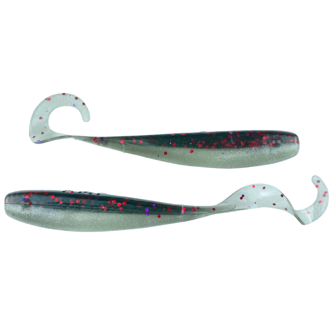 A.M. Fishing - Garlic Infused Soft Plastics Lure A.M. Fishing 4in - 8pk Darth Verde 
