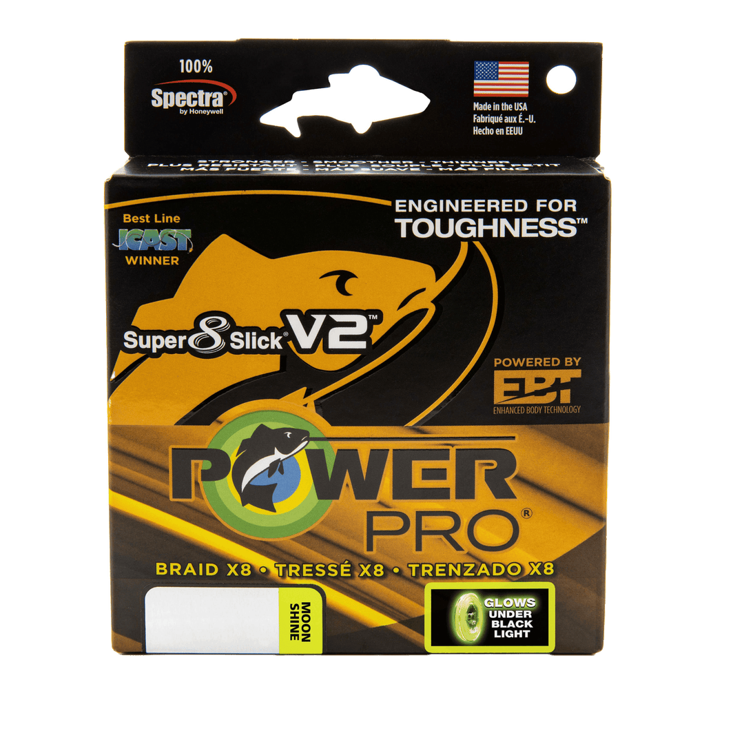 pro braided fishing line PowerPro Super Slick 8 V2 Braided Fishing Line – Line Cutterz