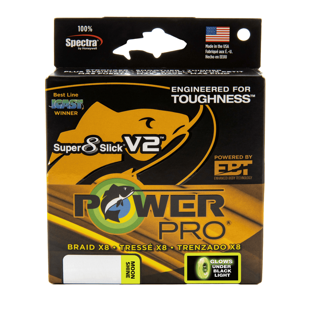 PowerPro Super Slick 8 V2 Braided Fishing Line Fishing Line Power Pro 