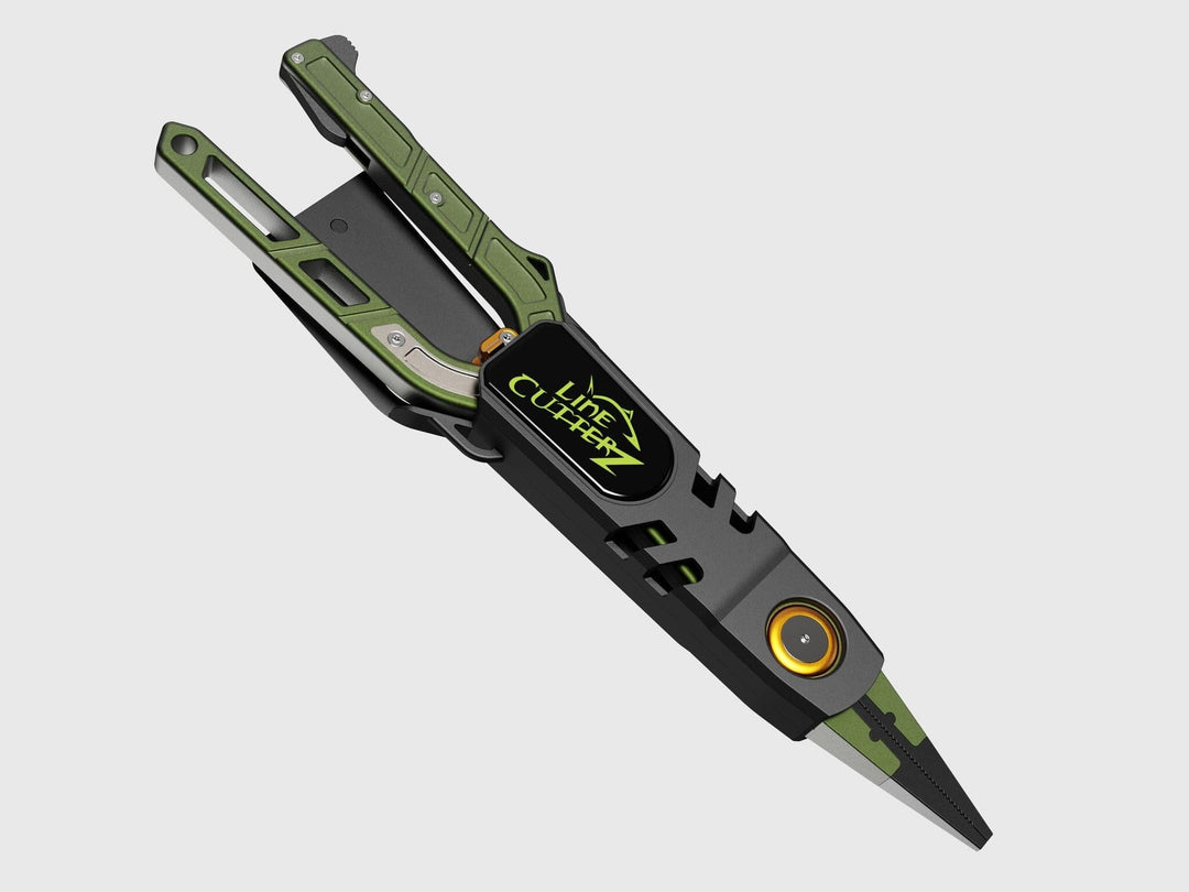 Line Cutterz Elite Deep Reach 12-Inch Fishing Pliers with Retractable Ceramic Line Cutter