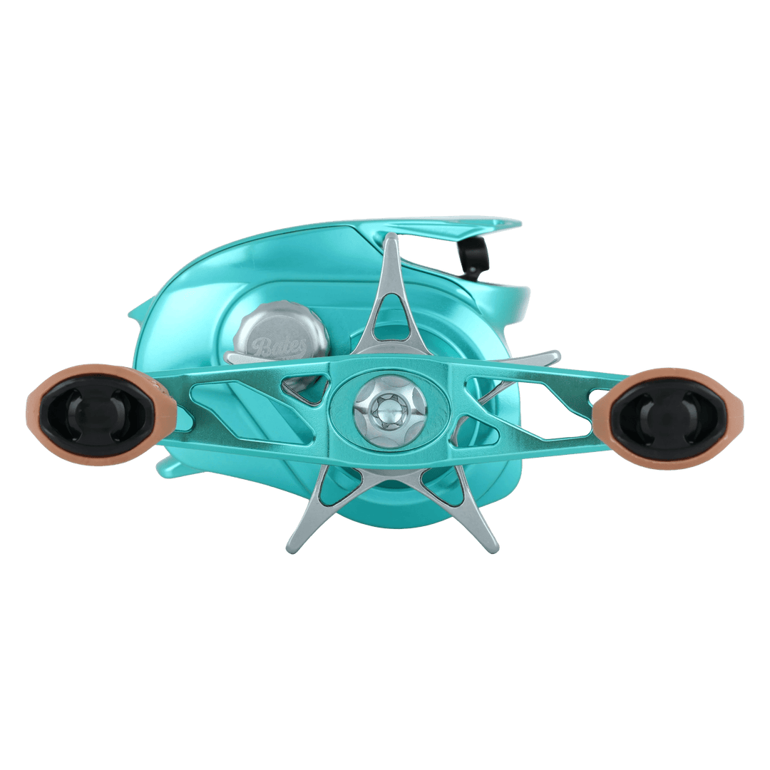 Bates - "Limited-Edition Glades Green" Salty Hundo Low-Profile Baitcast Reel Fishing Reel Bates Fishing Co 